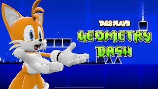 Tails plays  GEOMETRY DASH [upl. by Noivert]