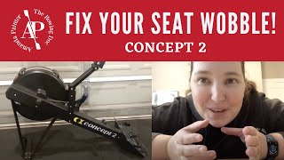 Concept 2 Seat Wobble and Seat Squeak FIX [upl. by Acilejna]