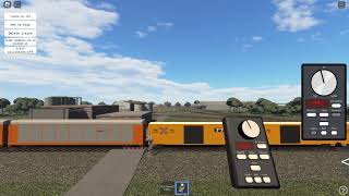 Southline District BNSF 4995 leads the HVAWBAR at Krazy City [upl. by Tra]