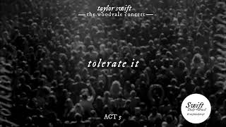 tolerate it Live Concept  the woodvale concert  SWIFT DAILY BRASIL [upl. by Anderea]