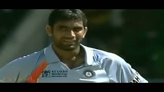 Munaf Patel bags 2 wickets for India in 2007 World Cup Match against Bangladesh munafpatel [upl. by Humphrey]