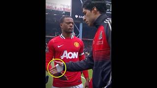 Luis Suarez vs Evra 🤔 shorts jeksfootball [upl. by Alac]