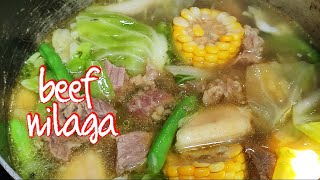 BEEF NILAGA  NILAGANG BAKA RECIPE  PANLASANG PINOY  LUTONG PINOY [upl. by Somerset]