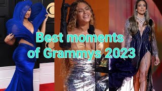 Best moments ✨️ of the Grammys 2023Beyonce breaks record [upl. by Anehta]