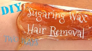 DIY ♥ Sugaring Wax Recipe and Tutorial [upl. by Analat]