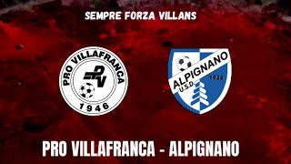 PRO VILLAFRANCA 00 Alpignano HIGHLIGHTS 1 Giornata Eccellenza Girone B  Piemonte [upl. by Slorac581]