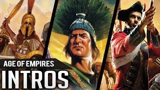 All Intros of AGE OF EMPIRES 19972017 [upl. by Nylirehc611]