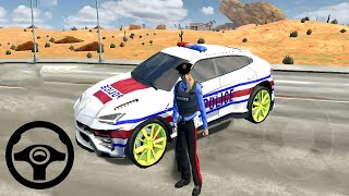 4X4 Jeep Polis arabası oyunu 4K 36  Police Sim 2022 Game  Polis oyunu 4K Android Gameplay 2024 [upl. by Anilram]