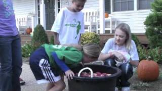 Halloween 2010 Apple bobbing [upl. by Kiah242]