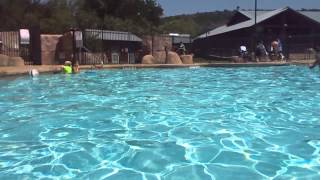 Underwater Test Video on my Nikon Coolpix S31 at the swimming pool in Burnet TX [upl. by Helenka]