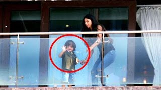 Shahrukh Khans Cute Daughter Suhana With Abram Khan At Mannat On SRKs Birthday [upl. by Scoville]