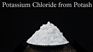 पोटाश खाद से बनाएं Potassium Chloride  Extracting Potassium Chloride from Muriate of Potash MOP [upl. by Leipzig16]