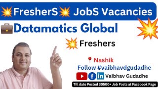 Freshers Jobs Vacancies in Nashik  Nashik Jobs nashik freshersjobs vaibhavdgudadhe [upl. by Aloysia]