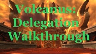 Delegation Quest Volcanus Firelands Legendary Staff WoW [upl. by Gwenette]