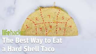 The Best Way to Eat a Hard Shell Taco [upl. by Eneg318]