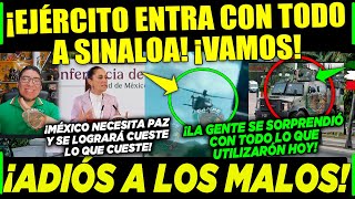 CAMPECHANEANDO VIERNES ¡PRESIDENTA VA CON TODO ¡EJÉRCITO SORPRENDE EN SINALOA ¡ADIÓS A LOS MALOS [upl. by Shana]