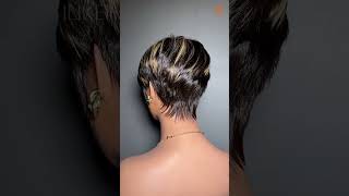 Pixie cut with highlights make your wig life easier ILIKEHAIR [upl. by Rayle]