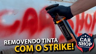 COMO REMOVER TINTA DA LATARIA DE UM CARRO COM O STRIKE DA VONIXX REMOVA PICHE TINTA GRAXA e MAIS [upl. by Ervin241]