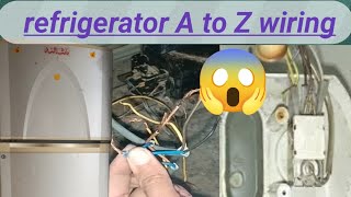 how to refrigerator all connections  refrigerator thermostat connection fridge thermostat wiring [upl. by Ellennej]