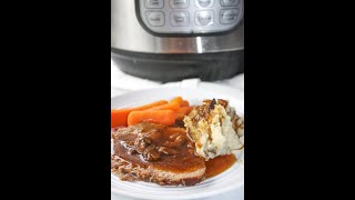 Instant Pot Sirloin Tip Roast with Gravy and Vegetables [upl. by Iverson911]