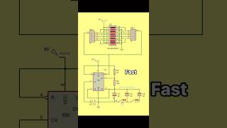 555 Timer IC LED pattern electronics circuit 555project technology [upl. by Aillicsirp]