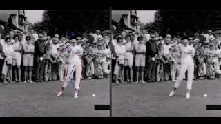 Marlene Hagge  Betsy Rawls  Golf Swing  Tracer  Legends [upl. by Zetnwahs652]