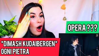 First reaction to OPERA Dimash OGNI PIETRA [upl. by Farron]