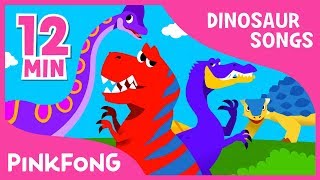 Spinosaurus vs Tyrannosaurus and more  Dinosaur Songs   Compilation  Pinkfong Songs for Children [upl. by Malcom]