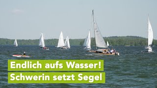 Traditionelles Ansegeln auf dem Schweriner See [upl. by Adolf]