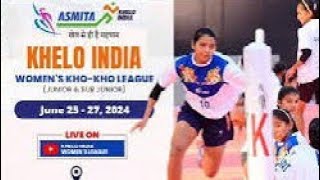 Asmita khelo india league khokho final match Delhi vs Vidarbameerutuniversity meerutcollege [upl. by Natica]