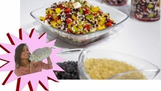 Insalata di Riso Bianco Basmati e Riso Nero Riso Venere  Le Ricette di Alice [upl. by Atnovart]