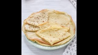 Solo 3 ingredienti per le crepes perfette farina latte e uova  dolci o salate Ricette che Passione [upl. by Nref]