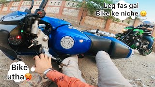 Big Crash🥺Z900 Vs Pulsar 220😱 [upl. by Sinclare333]