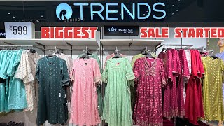 🔥Reliance trends new collections new offers dailywear kurthas office wear kurtis collegewear [upl. by Anavahs]