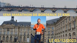 SEMI MARATHON DE BORDEAUX le 03122023 [upl. by Weinman200]