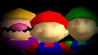 Wario plays SPOOKY SUPER MARIO 64 ROM HACKS [upl. by Akino]