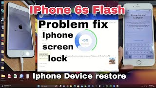 How to flash all iphone device  Iphone 6 iphone 6s iphone flash iPhone restore  iphone flashing [upl. by Ahsiugal]