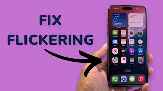 How To Fix iPhone Flickers After iOS 18 Update [upl. by Napas]