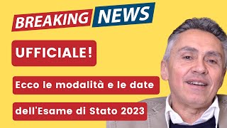 Ecco le modalità e date UFFICIALI dellEsame di Stato Architetti e Ingegneri Civili Ambientali 2023 [upl. by Kenwrick]