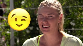 Tennis Beauties Emoticons  Ivanovic Sharapova Williams Wozniacki [upl. by Lehcir]