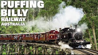 Puffing Billy Train  Iconic Australian Tourist Attraction [upl. by Nipsirc]