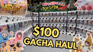 100 GACHA HAUL in OSAKA  POKEMON  SPY FAMILY  DEMON SLAYER  CHAINSAW MAN  KIRBY  ガシャガシャ ガシャポン [upl. by Eegnat270]