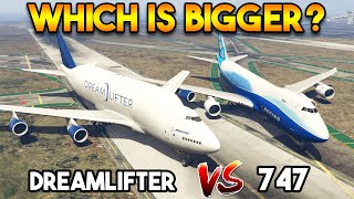 GTA 5 ONLINE  DREAMLIFTER VS 747 WHICH IS BEST [upl. by Danya523]