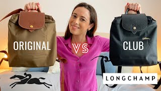 Longchamp Le Pliage Backpack Original VS Club  Wear and Tear  Pros and Cons  Foldable and Compact [upl. by Etna]