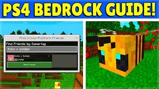 Minecraft PS4 Bedrock Edition  The COMPLETE Guide On Everything you NEED To Know [upl. by Kano]