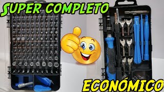 El mejor kit de destornilladores más completo y económico 😜👍😜🤑 [upl. by Aisenat]