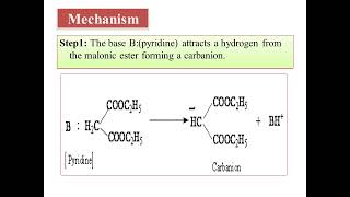 BCU NEP CHEMISTRY PAPER 5 Aldehydes amp ketones06Knoevenagel Condensation with mechanism pyridine [upl. by Iasi]