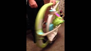 Folding the Fisher Price Space Saver Jumperoo [upl. by Yehtomit]