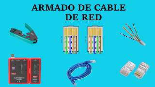 Armado de Cable de Red RJ45 Normas 568A y 568B [upl. by Avert436]