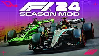 PLAYING A FULL F1 24 GAME MOD FOR THE CURRENT GAME [upl. by Sussna]